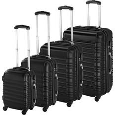 Telescopic Handle Suitcase Sets tectake Suitcase set