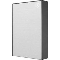 Seagate portable drive 4tb Seagate One Touch Portable Hard Drive 4 TB, Silver