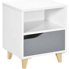 Furniture Homcom Nightstand Bedside Table