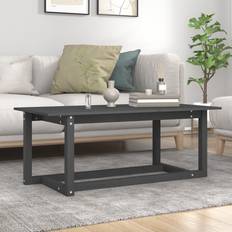 vidaXL grå 110x55x45 Soffbord