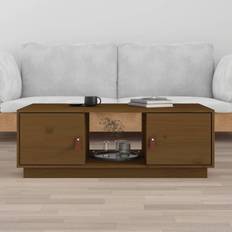 Brown Coffee Tables vidaXL Honey Pine Coffee Table