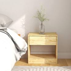 vidaXL 40x31x40 massiv Sängbord