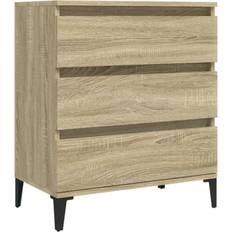 Marrone Madie vidaXL Credenza Rovere Sonoma 60x35x70 cm Legno Multistrato Marrone Madia