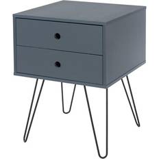 Blue Bedside Tables Core Products Telford 2 Bedside Table