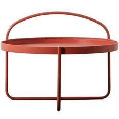 Red Coffee Tables Gallery Direct Alinda 65cm Round Iron Coffee Table