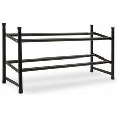 Premier Housewares Two Tier Matte Shoe Rack