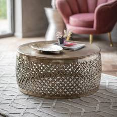 Gallery Khalasar Round Light Gold Coffee Table