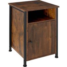 Steel Bedside Tables tectake Blackburn Bedside Table