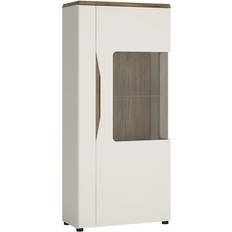 White Glass Cabinets Furniture To Go 1 Door Low Display rh Glass Cabinet