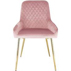 Pink Kitchen Chairs Home Garden Direct Hamilton Titanium Golden Plated, Set 2 Kitchen Chair