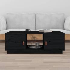 vidaXL Massivt Fyrretræ 100 x 50 x 35 cm Sofabord