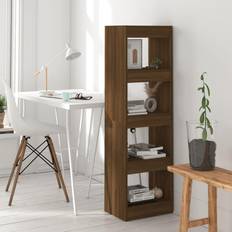 vidaXL brown Cabinet/Room Divider Book Shelf 40cm