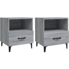 vidaXL Cabinets 2 Sonoma Bedside Table