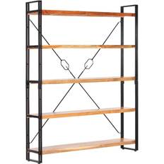 vidaXL 5-Tier Book Shelf 140cm