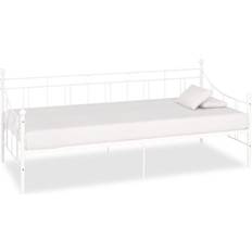 vidaXL Stel Til Daybed 90 x 200 cm Metal Hvid Sofa 3 personers