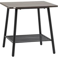 Homcom Grey Small Tables Homcom Side with 2-Tier Small Table