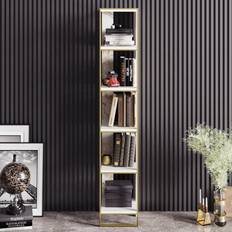 Gold Book Shelves Polkana 5-Tier Stylish Book Shelf