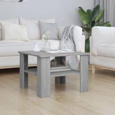 Mobili vidaXL Da Salotto Grigio Sonoma 60x60x42 cm Legno Multistrato Tavolino 60x60cm