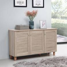 Oak storage unit Essentials TAD048 Modern Shoe Rack