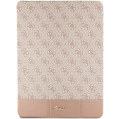 Apple iPad Pro 12.9 - Pink Tabletcovers Guess 4G Stripe Allover Etui iPad Pro