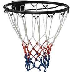 vidaXL Basketballring Schwarz 39 cm Stahl