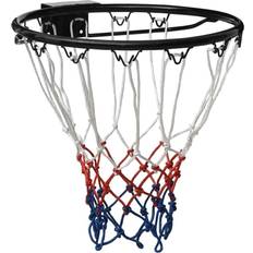 vidaXL Canestro da Basket Nero 39 cm Acciaio