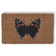 Homescapes Admiral Butterfly Coir Red, Natural