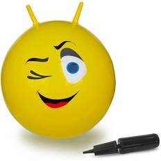 Bouncing Ball 550 mm Yellow Rubber