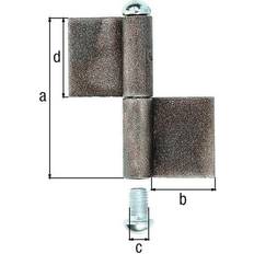 Kit di Costruzione Cerniera Doppia 2350 K04 160 Millimetri