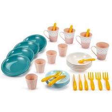 Ecoiffier Toy Dinnerware Set 32 Pieces