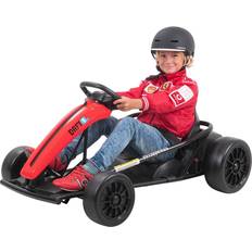Go kart Drift-Kart SX1968, Drift-Scooter Go-Kart 700 Watt, Weichgummireifen vorne, Hartgummireifen hinten Rot