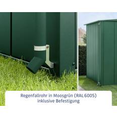 Garten & Außenbereich EcoStar Regenfallrohr RAL6005 Moosgrün