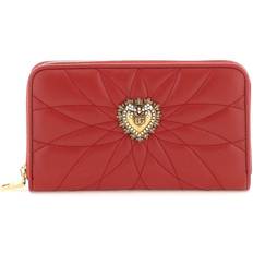 Dolce & Gabbana Zip-around Devotion Wallet Red