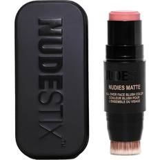 Nudestix All Over Face Color Matte Contouring-stick Mit Doppelspitze -nudies Matte Blush Color- Sunkissed Pink