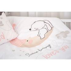 Baby Best Flanell Bettwäsche Bunny Peach 100x135 cm 39.4x53.1"