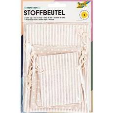 Folia folia Stoffsäckchen Streifen Punkte