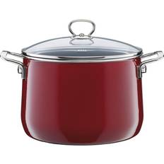 Riess Garnek Wysoki 24cm Red med låg 24cm
