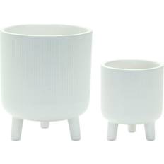 Melrose Decorative Pot with Legs Set of 2