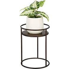 Tall outdoor plant stand mDesign Metal 9-Inch Tall Circular Plant Stand Planter Holder