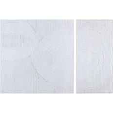 Accesorios de pintura BigBuy Home Canvas 135 x 3,5 x 90 cm Abstract 2 Units