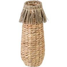 Fibre Vases BigBuy Home Natural Fibre 12 x 12 x 40 cm Vase