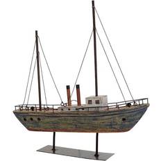 Metall Prydnadsfigurer Dkd Home Decor 37,5 8,5 Antikbehandlad Multicolour Barco Prydnadsfigur