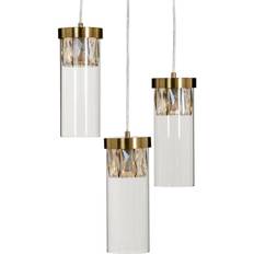 Indoor Lighting Ceiling Flush Lights on sale BigBuy Home Crystal Golden Ceiling Flush Light 45cm