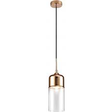 F - Koppar Pendellampor Inspired Lighting Mia Tube Pendant Lamp
