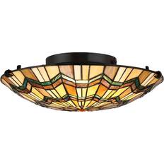 Elstead Lighting Alcott 2 Tiffany Mount Takplafond