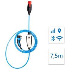 Elbil batterier NRG Elbil-oplader med WiFi+SIM Type 2/CEE 7,5m
