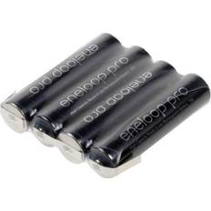 Panasonic 900 Panasonic Pack de piles rechargeables 4x LR3 (AAA) NiMH 137387 4.8 V 900 mAh