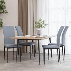 Velour spisebordsstole vidaXL Spisebordsstole 4 stk. velour Køkkenstol 4stk