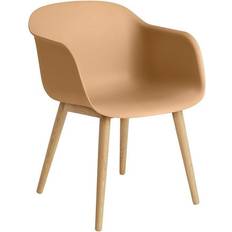 Stühle Muuto Fiber Armchair Wood Base Esszimmerstuhl