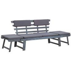 vidaXL Solid Acacia Hagebenk